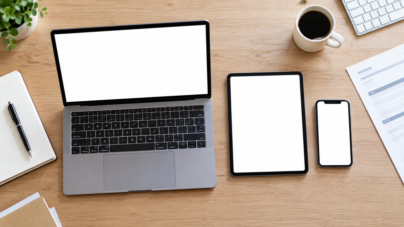 A computer, a tablet, and a phone on a table: three articles answering the manager's question.